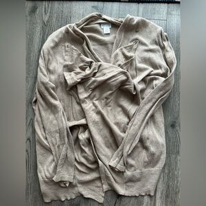 Motherhood Maternity Soft Beige Cardigan